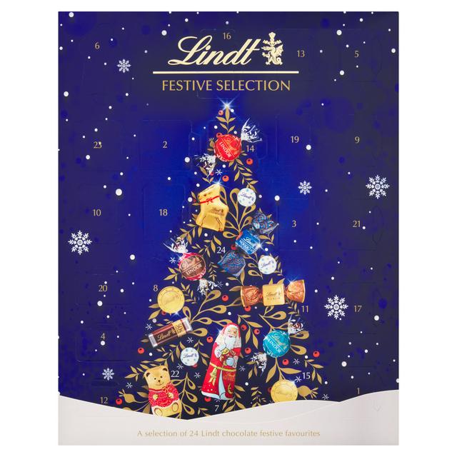 Lindt Festive Selection Advent 289g Whitehall Garden Centre