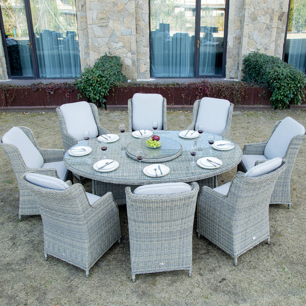 Supremo Cotswold 8 Seat Oval Dining Set