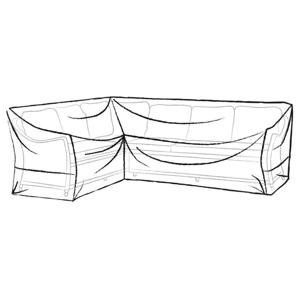 Bramblecrest Rattan Large L-Shape Sofa Cover - Long Right