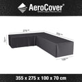 Lounge Set Aerocover L-Shape 270x70cm
