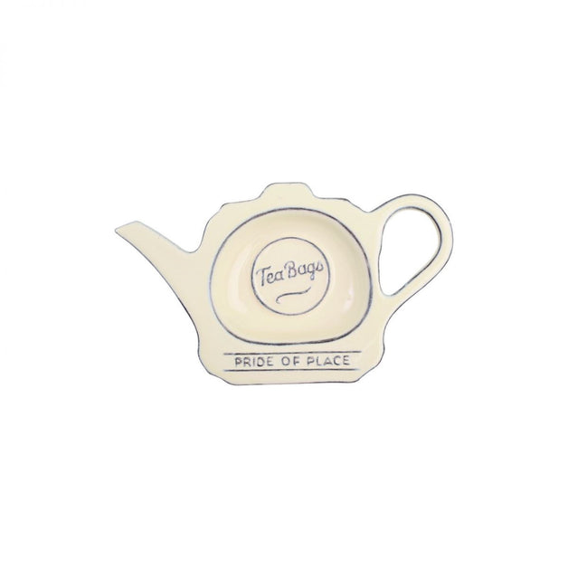 T&G  Pride Of Place Tea Bag Tidy In Old Cream
