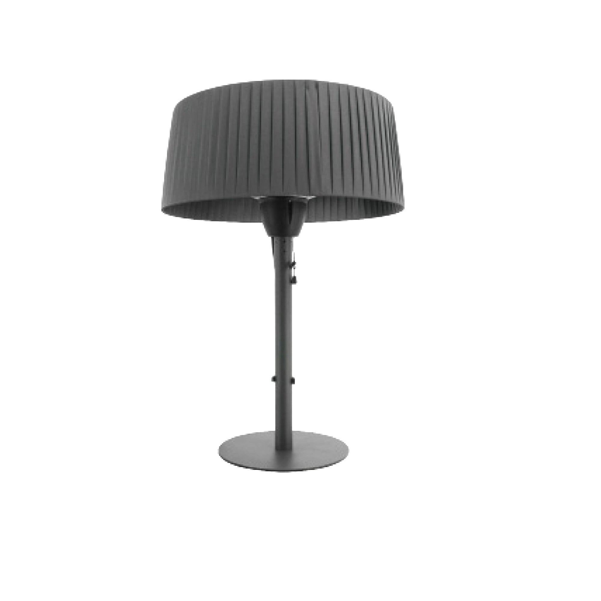 Supremo Outdoor Table Top Light Grey Lamp Heater Whitehall Garden Centre
