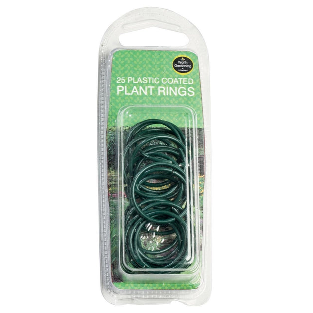 Plastic Coated Plant Rings 25 Pack