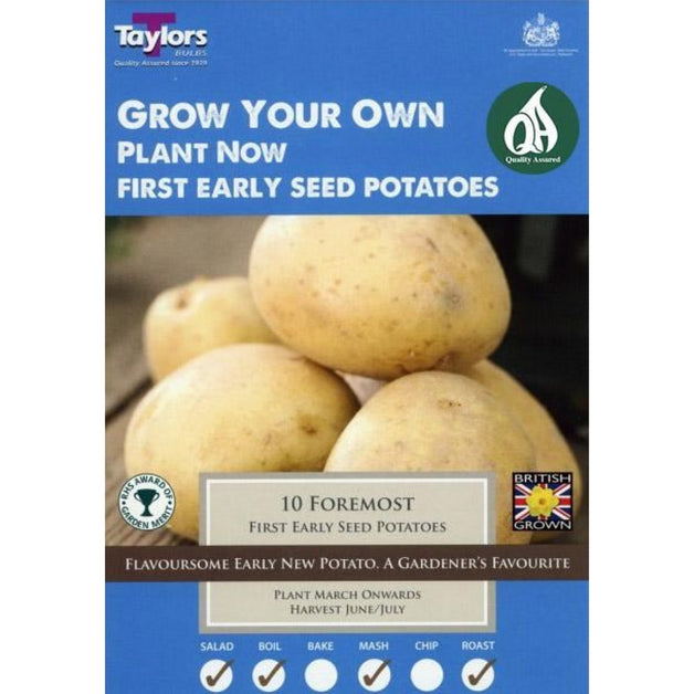 Foremost - First Early Seed Potatoes (Taster Pack)