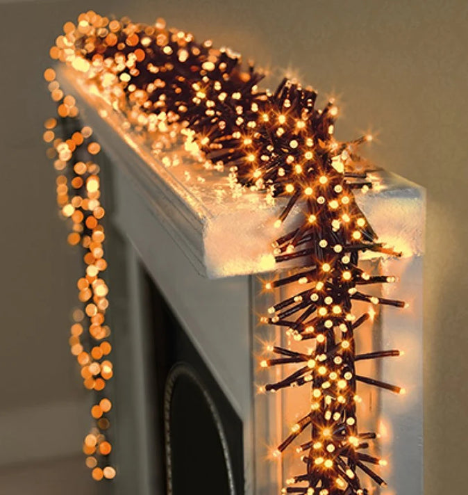 Premier 3000 ClusterBrights Lights Vintage Gold