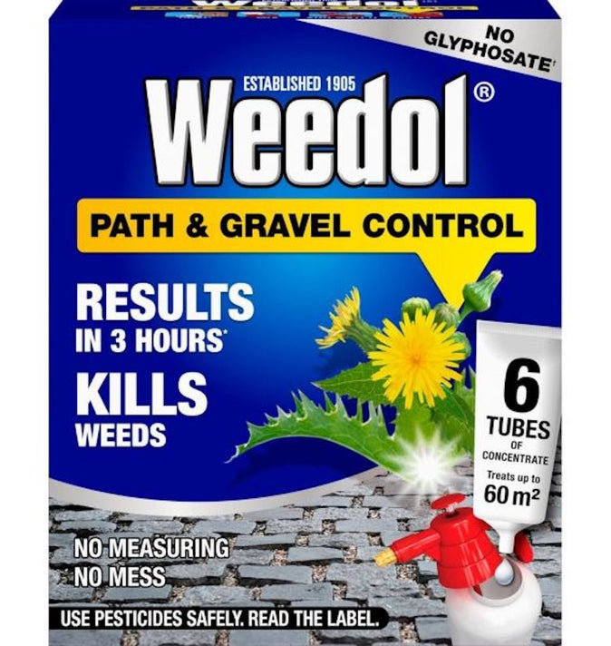 Weedol Path & Gravel 6 Tubes