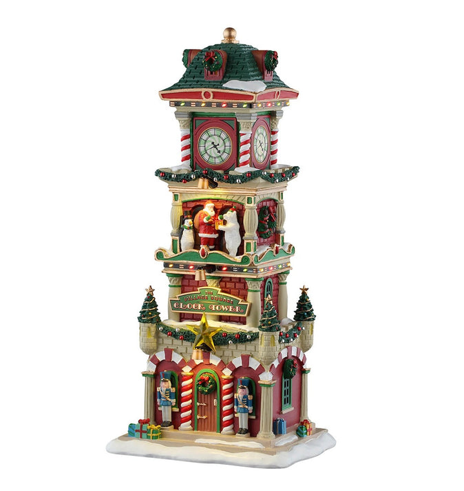 Lemax The Village Square Clock Tower