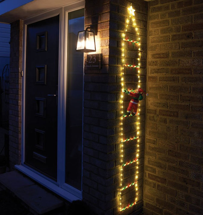 Santas Ladder Warm White