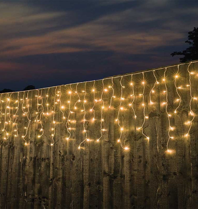 500 Icicle Lights Warm White