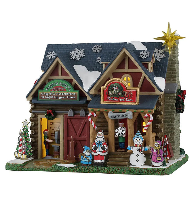 Lemax Holly & Ivy Christmas Yard