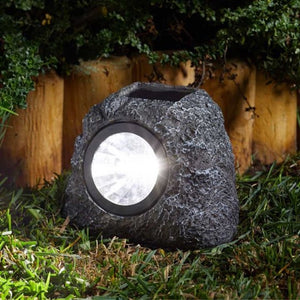 Granite Rock Spot Solar Light