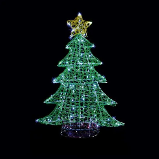 Premier Acrylic Tree 1m with Cool White Lights