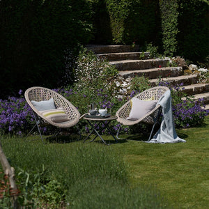 Faux Rattan Lounge Set