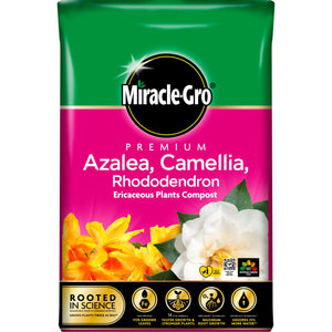 Miracle-Gro Peat Free Azalea Compost 40 Litre (Clearance Faded Packaging)