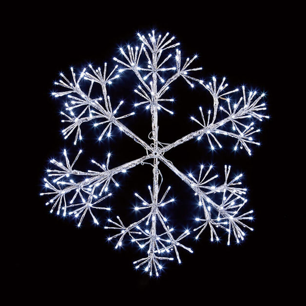 Premier Starburst Snowflake 60cm Silver