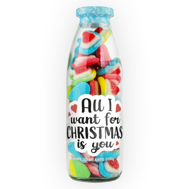 All I Want For Xmas Is You (Hearts) Bottle