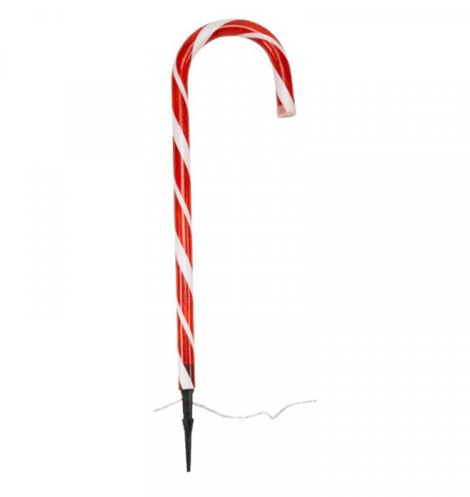 CandyCane Stakes Large 4 Pack Red Battery Operated