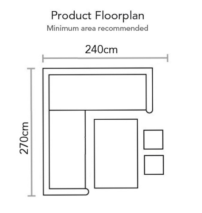 Supremo Cotswold Corner Rectangular Modular Set