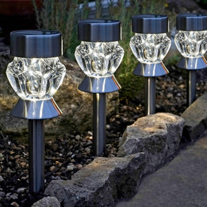 Crystal Solar Light 4 Pack