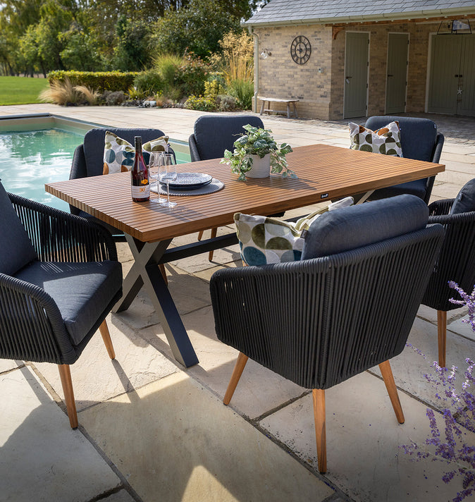 Etna 6 Seat Rectangular Dining Set