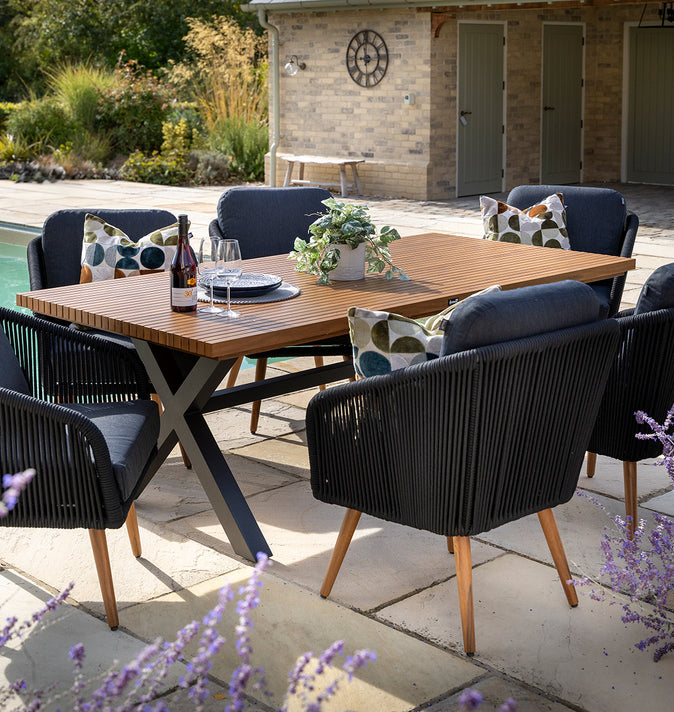 Etna 6 Seat Rectangular Dining Set