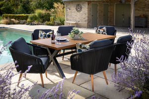 Etna 6 Seat Rectangular Dining Set