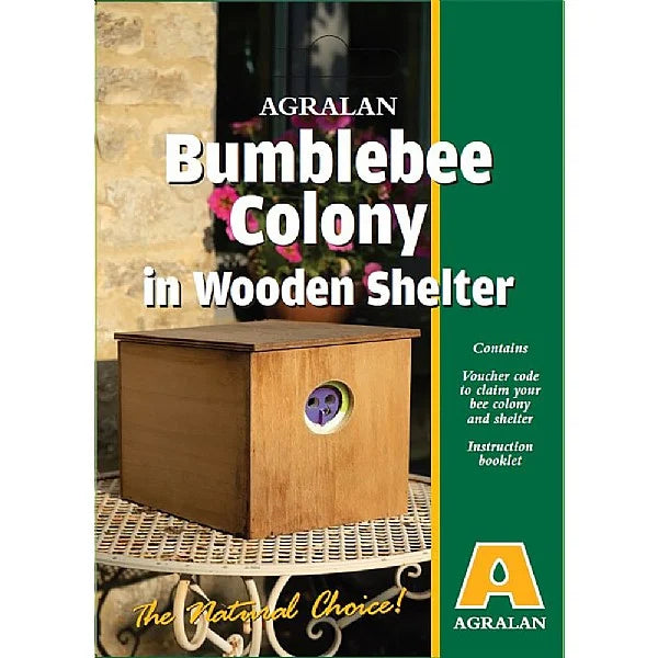 Agralan Bumblebee Colony Wooden Shelter