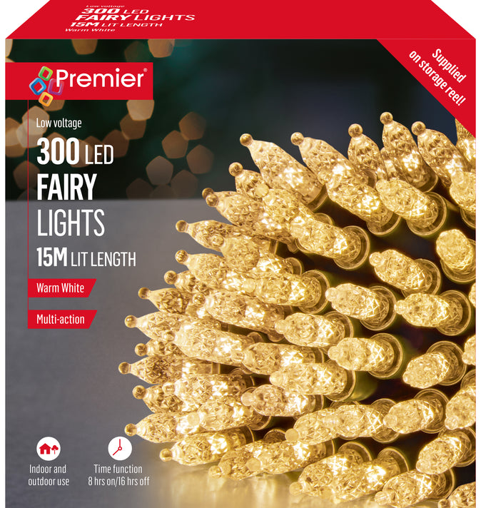 300 Fairy Cap Lights Warm White