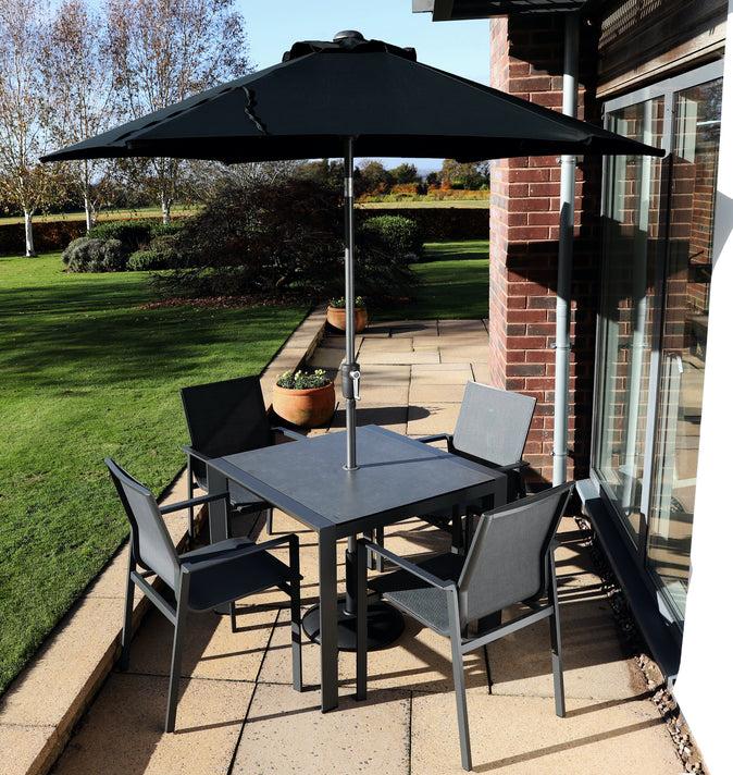 Supremo Livorno 4 Seat 90cm Square Dining Set