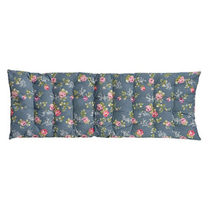Bench Seatpad Navy Rosebud