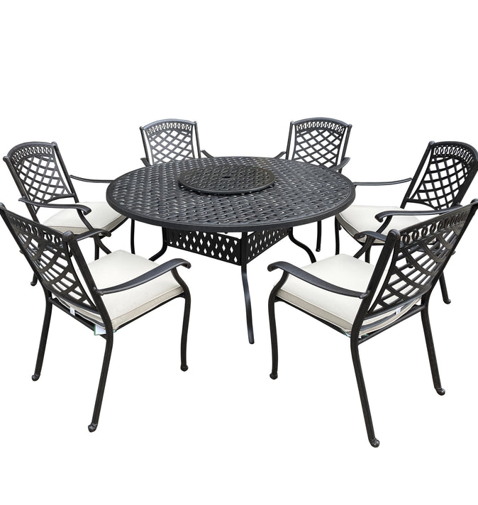 Supremo Pescara 6 Seat Round Dining Set
