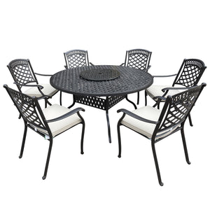 Supremo Pescara 6 Seat Round Dining Set