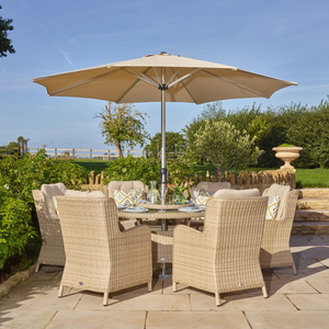 Bramblecrest Somerford 6 Seat Round Dining Set