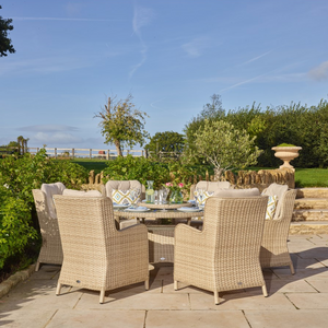 Bramblecrest Somerford 6 Seat Round Dining Set