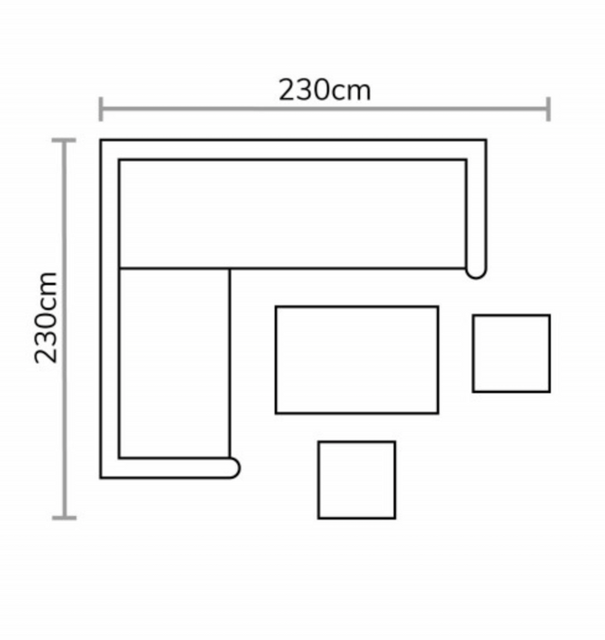 Bramblecrest Somerford Reclining Mini Sofa Set