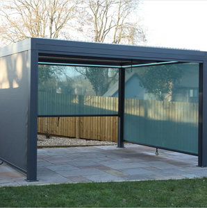 Belfort Gazebo 3x4m W/Curtains & Led