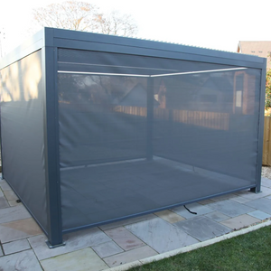 Belfort Gazebo 3x3m W/Curtains & Led