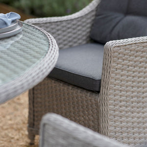 Bramblecrest Wentworth 4 Seat Round Dining Set (120cm)