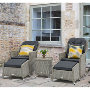 Bramblecrest Wentworth Recliner Set (with footstools & side table)