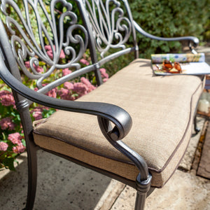 Hartman Amalfi Bronze 2 Seat High Back Bench