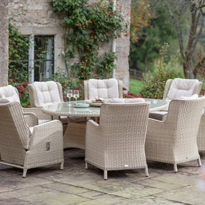 Bramblecrest Somerford 8 Seat Elliptical Dining Set