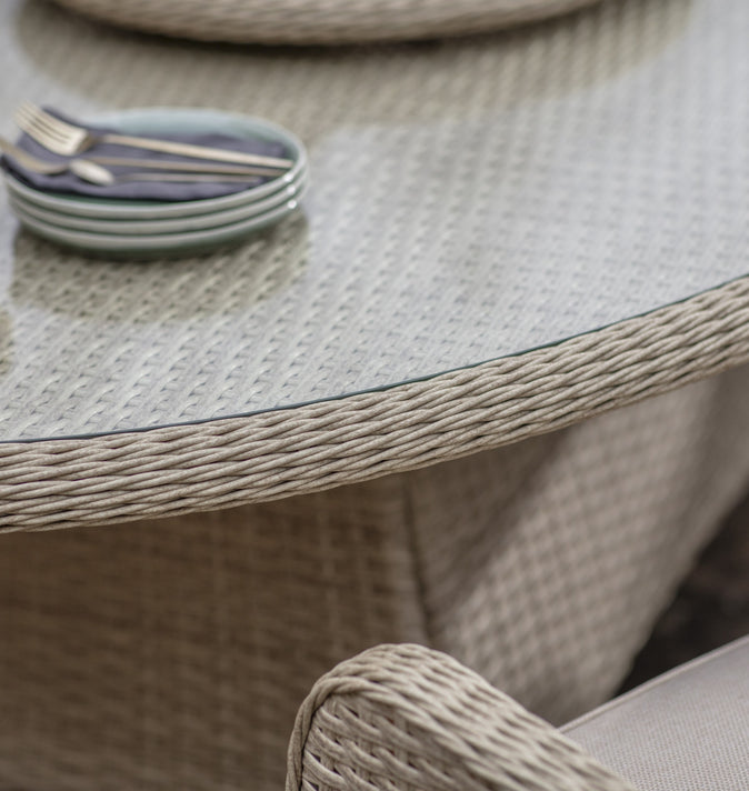 Bramblecrest Somerford 8 Seat Elliptical Dining Set