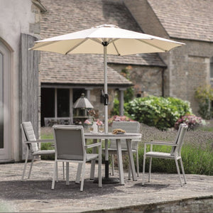 Bramblecrest Zurich 110cm Round Table With 4 Chairs