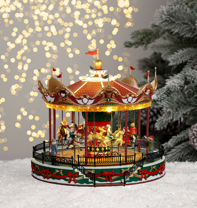Lemax Santa Carousel