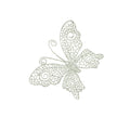 Silver Butterfly Clip 20cm