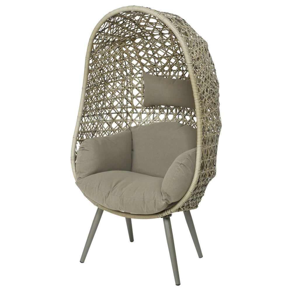 Palermo Standing Single Egg Chair - Sand – Whitehall Garden Centre