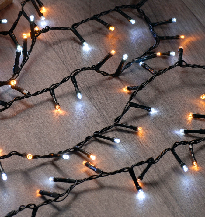 200 Battery Firefly Lights White & Warm White