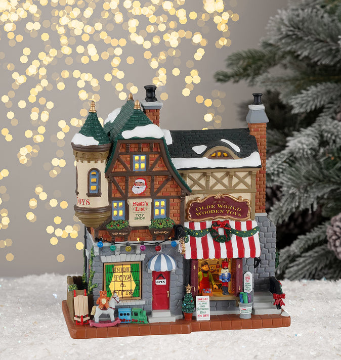 Lemax Santa's List Toy Shop