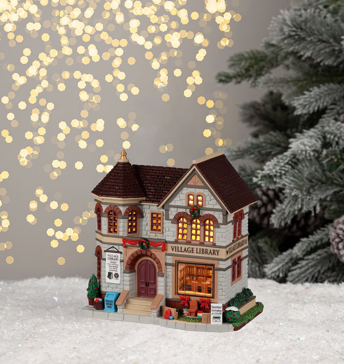 Lemax Village Library