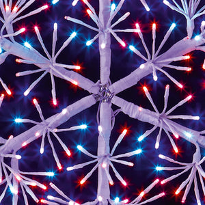 Premier Starburst Snowflake 60cm Rainbow
